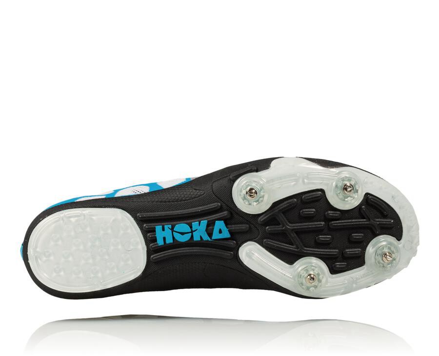 Hoka One One Spikes Dames - Rocket X - Wit/Blauw - QM1856342